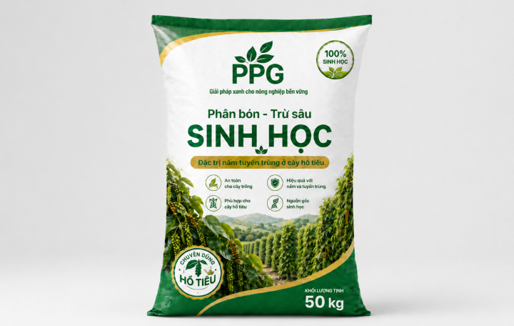 Phân bón trừ sâu sinh học PPG - 3168